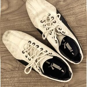 Ferrari Puma Sneakers with Ferrari Logo, Womens 6